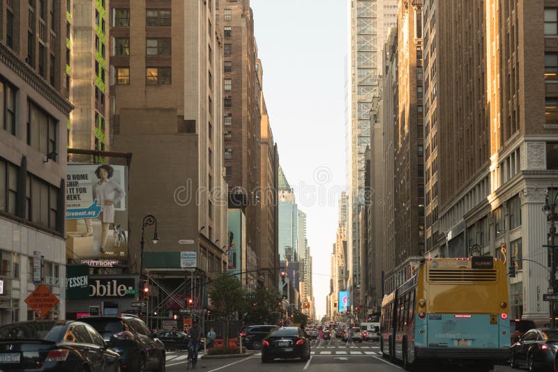 Route de rue de New York City à Manhattan images stock Route de rue de New York City à Manhattan images stock