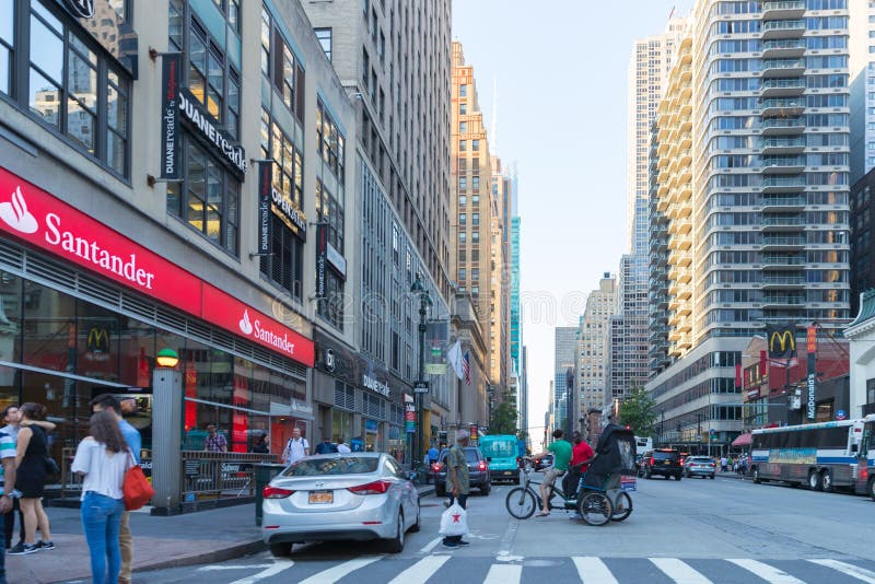 Route de rue de New York City à Manhattan image stock Route de rue de New York City à Manhattan image stock