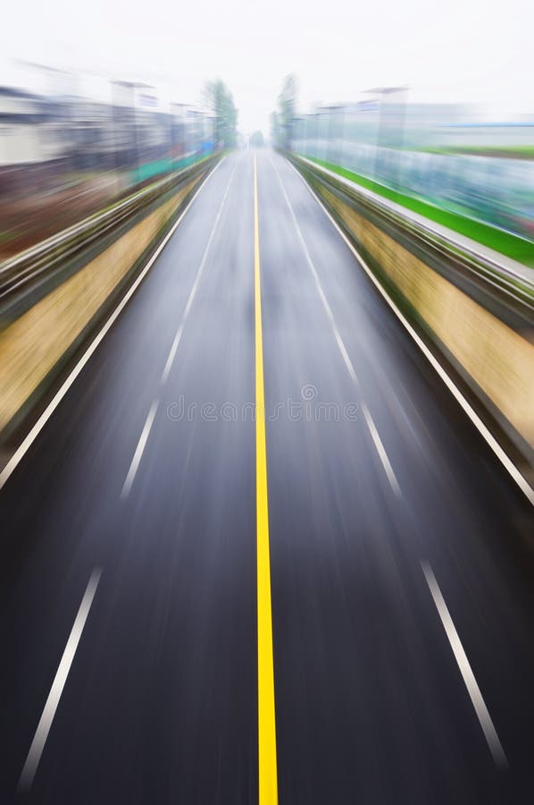 Route droite photo stock Route droite photo stock