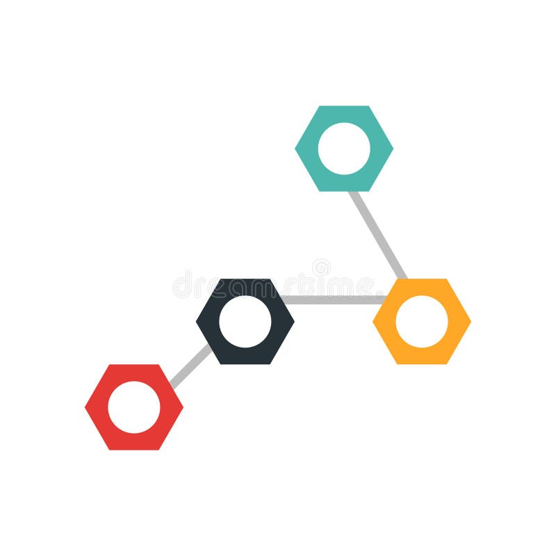 Route icon vector sign and symbol isolated on white background, Route logo concept vector illustration