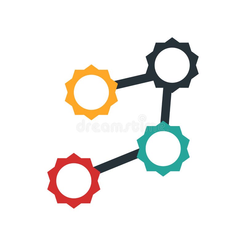 Route icon vector sign and symbol isolated on white background, Route logo concept royalty free illustration