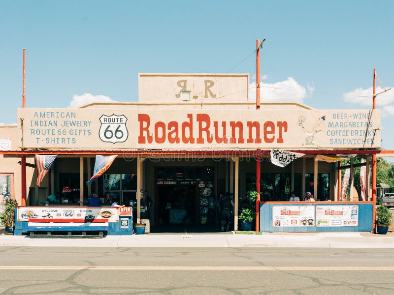 Route 66 RoadRunner, in Seligman, Arizona Editorial Photography Image