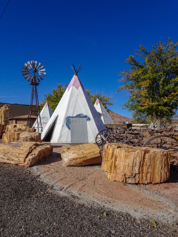 Route 66 Teepee royalty free stock images Route 66 Teepee royalty free stock images