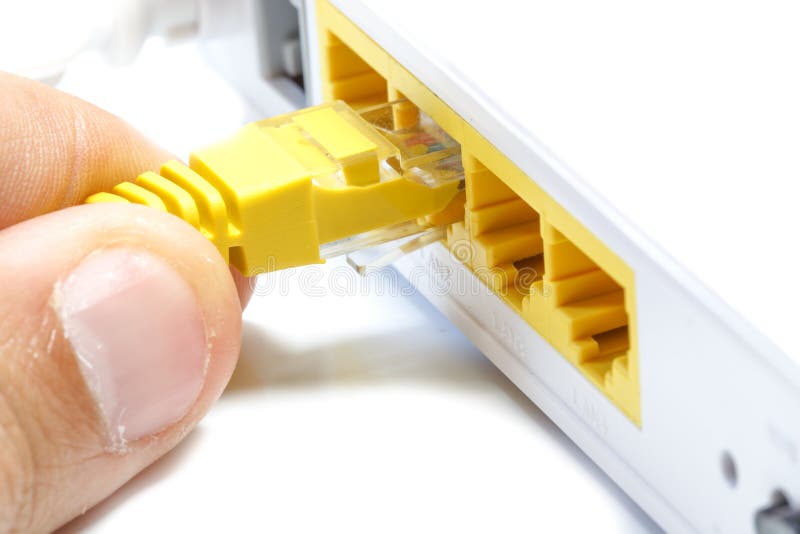 Router Wireless LAN White royalty free stock photography