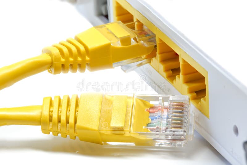 Router Wireless LAN White background royalty free stock images