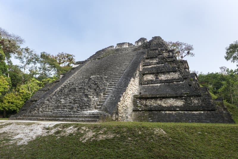 Rovine maya di Tikal nel Guatemala fotografia stock Rovine maya di Tikal nel Guatemala fotografia stock