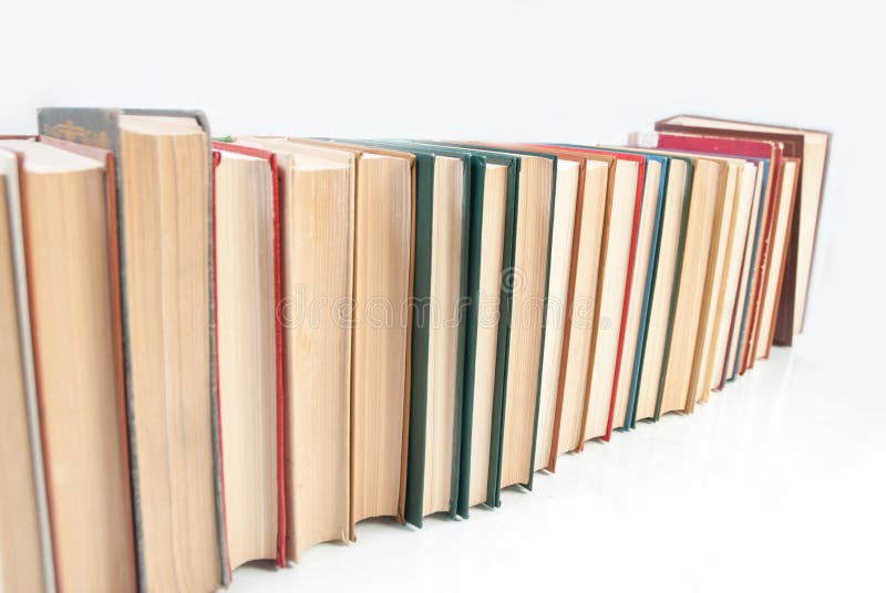 Row of books