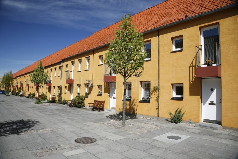 Houses of Denmark stock image. Image of architecture 15856205