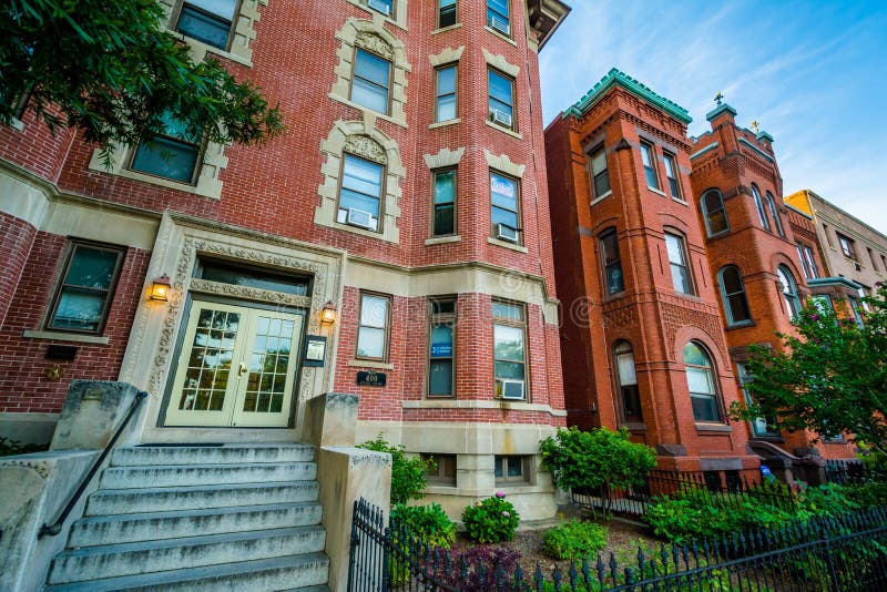 Row Houses at Seward Square, in Capitol Hill, Washington, DC Editorial Photo Image of