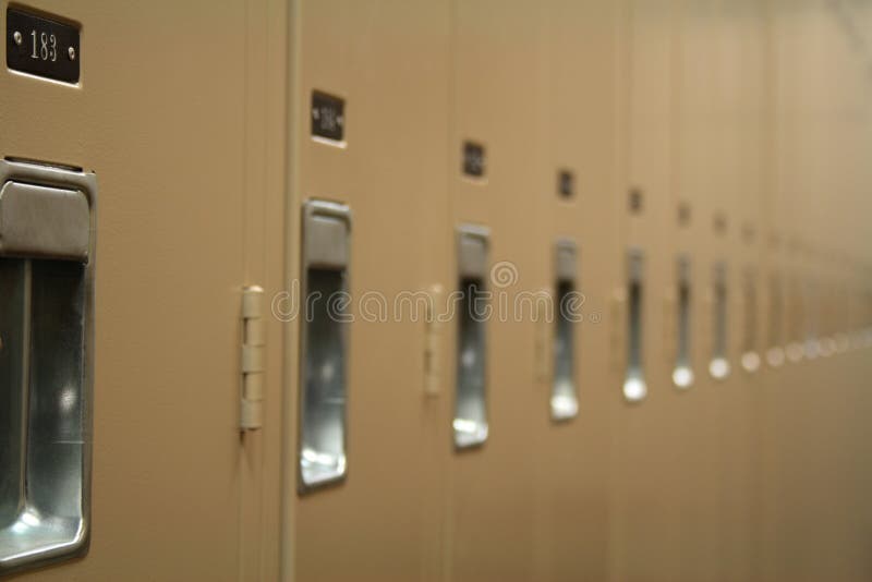 Row of lockers