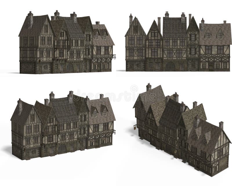 Row of Medieval Houses