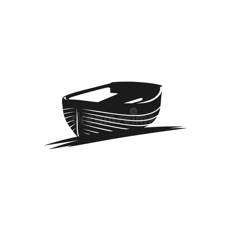 row boat clip art black and white