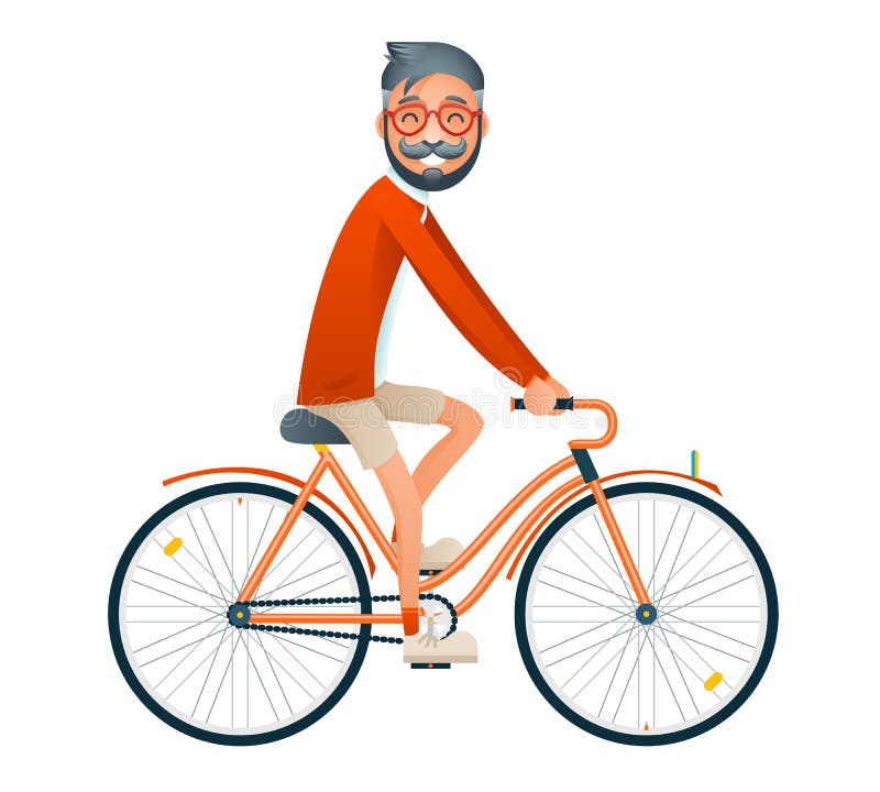 Rowerowy rower Odizolowywający przejażdżki fajtłapy modnisia podróży stylu życia pojęcia turystyki podróży symbolu mężczyzna proj ilustracja wektor Rowerowy rower Odizolowywający przejażdżki fajtłapy modnisia podróży stylu życia pojęcia turystyki podróży symbolu mężczyzna proj ilustracja wektor