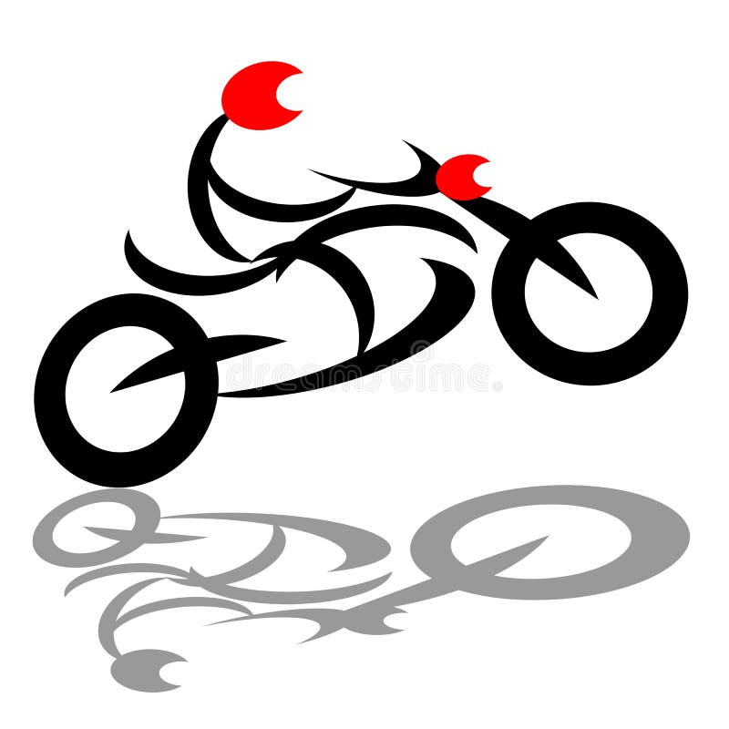 rowerzysty motocyklu jazda ilustracji rowerzysty motocyklu jazda ilustracji