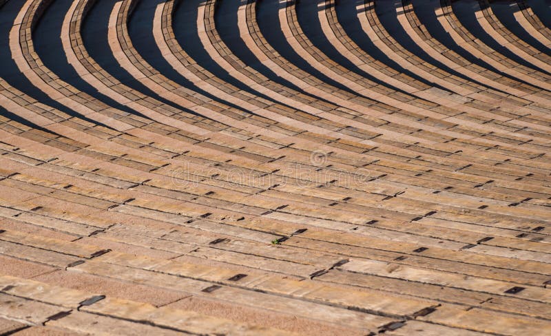 Rows of Seating in Ampitheater