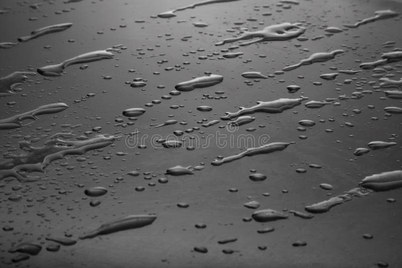 Rows of Water Drops on Black Stock Illustration Illustration of