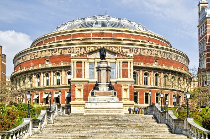 Royal Albert Hall at Spring time.
