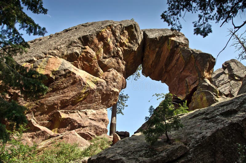Royal Arch rock formation in Boulder, Colorado