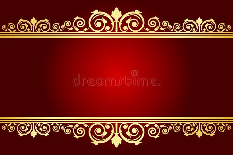 Royal Background with Decorated Frame Stock Vector - Illustration of  maroon, paper: 33207979