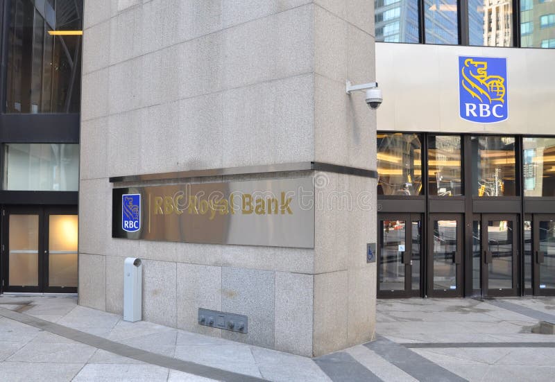 Royal Bank of Canada building royalty free stock photos