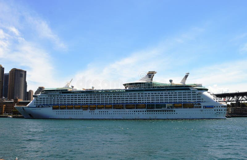 Ship of Royal Caribbean Cruise royalty free stock images Ship of Royal Caribbean Cruise royalty free stock images