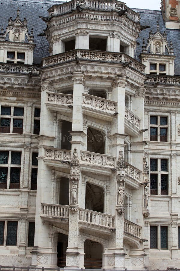 The Royal Chateau de Blois stock photography The Royal Chateau de Blois stock photography