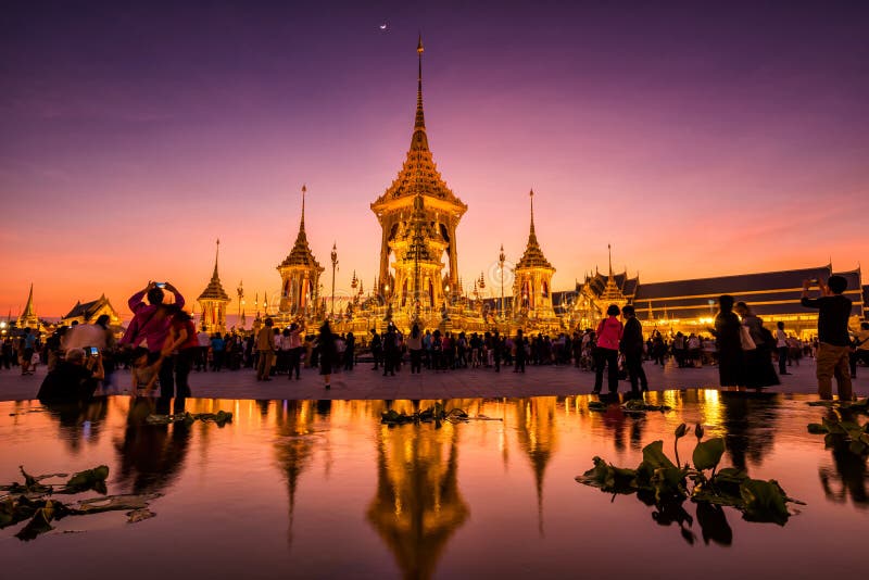 Royal Cremation of King Bhumibol, Rama 9 royalty free stock image Royal Cremation of King Bhumibol, Rama 9 royalty free stock image