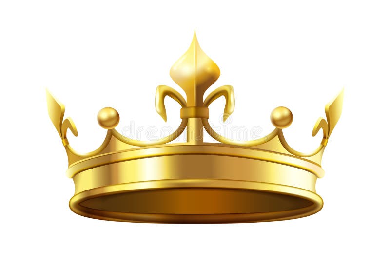Royal Crown for King and Queen. Royalty and Monarchy Authority Symbol ...
