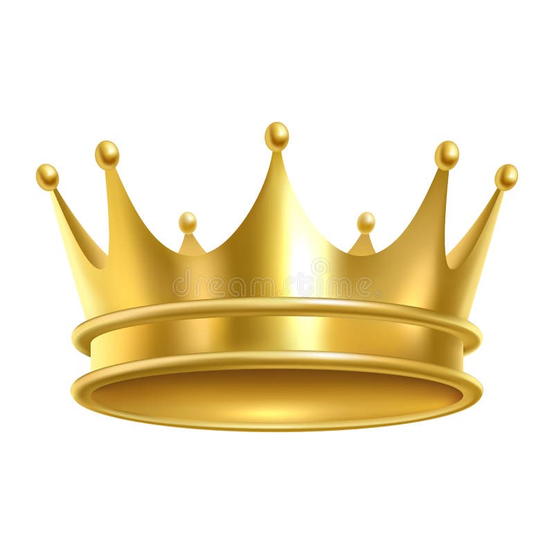 Gold Crown Icons. Queen King Crowns Luxury Royal on Blackboard ...