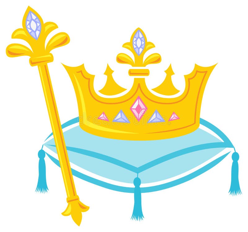 Crown And Scepter Clipart