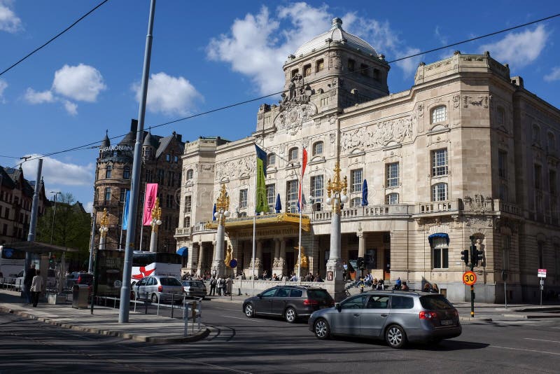 The Royal Dramatic Theatre in Stockholm stock image The Royal Dramatic Theatre in Stockholm stock image