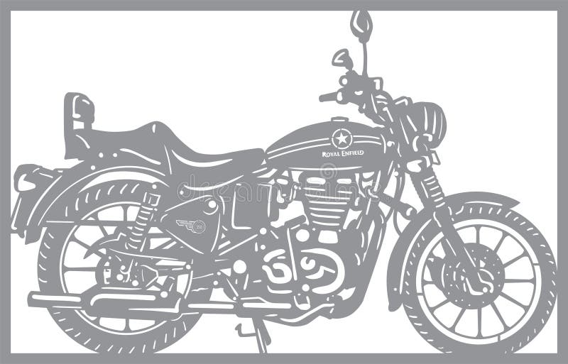 Drawing Royal Enfield Continental GT 650 | TM Sketch Art - YouTube