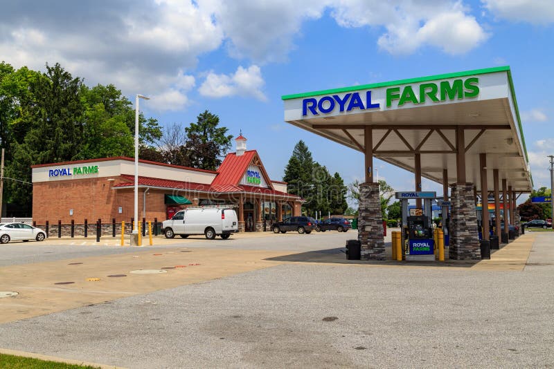 The Royal Farms Gas Price Sign Editorial Photography Image of ohio