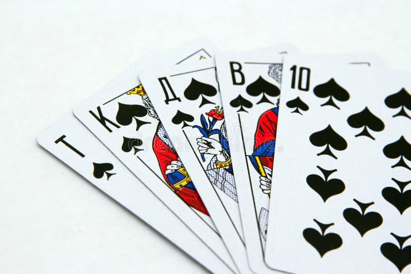 Royal Flush stock photo. Image of jackpot, four, luck 26866920