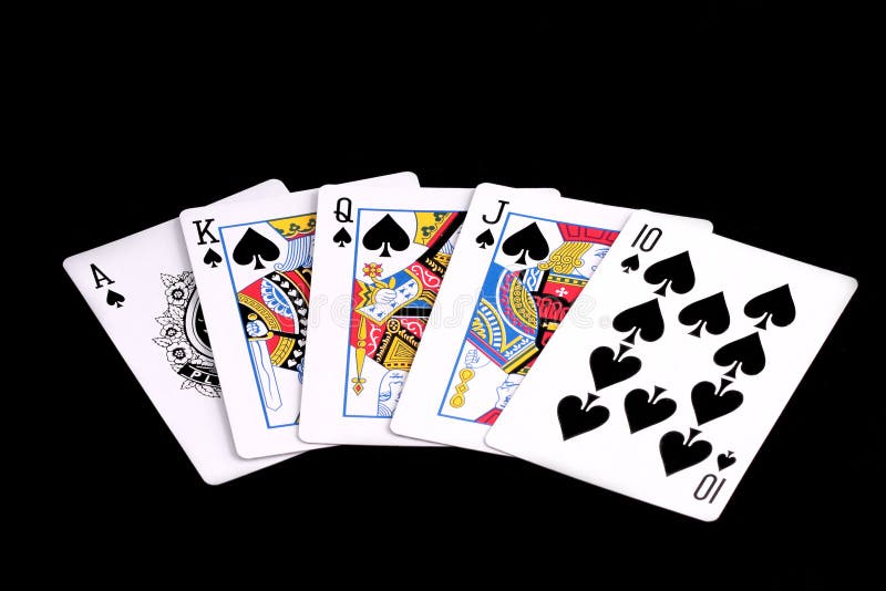 Royal flush spades