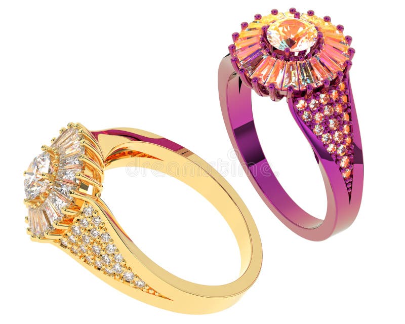 ▷ DELUXE EDITION ❗❗ | Jewelry | Big Pure Royal Purple Zircon 4k Gold Ring  For Women F87 | Poshmark