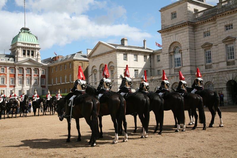 Royal Horse Guards in London Editorial Photography Image of plume