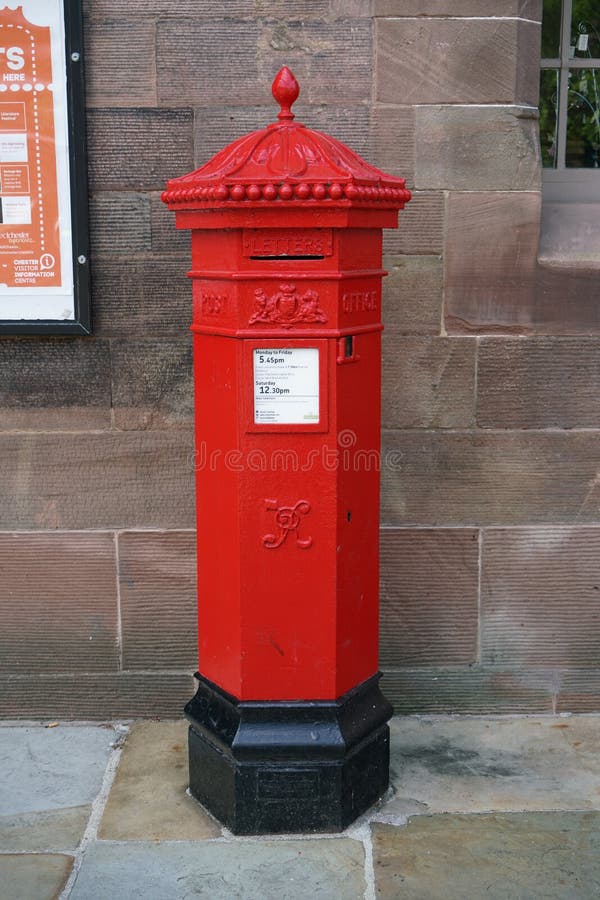 Royal Mail Postbox in StratforduponAvon Editorial Stock Image Image