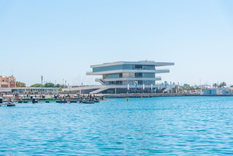 Royal Marina in Valencia, Spain Editorial Photography Image of water