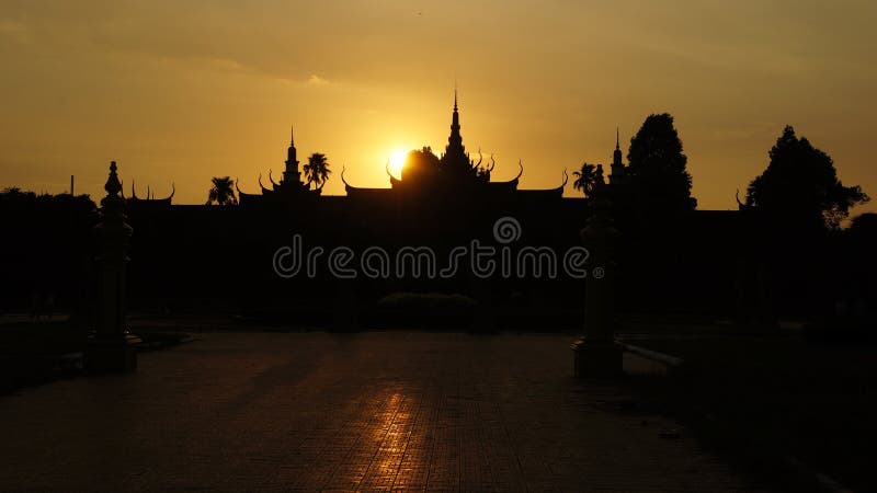Royal Palace en Phnom Penh, Camboya imagen de archivo libre de regalías Royal Palace en Phnom Penh, Camboya imagen de archivo libre de regalías
