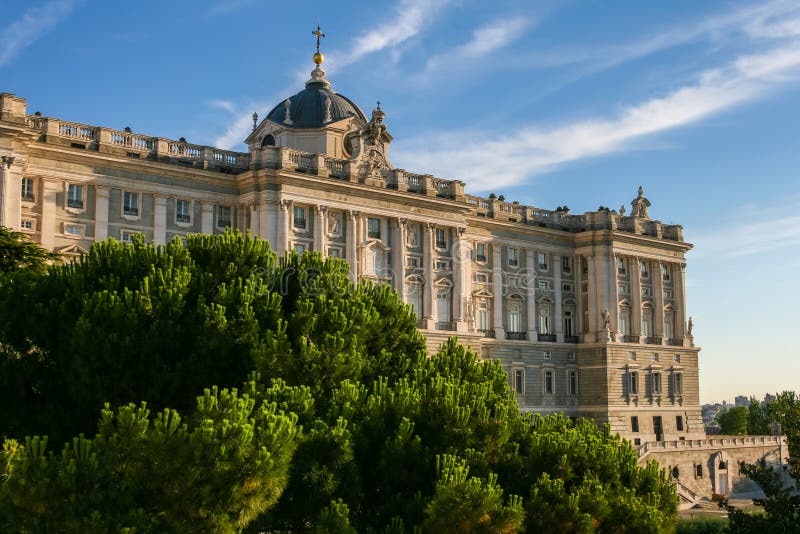 Royal Palace hermoso de Madrid en España fotos de archivo Royal Palace hermoso de Madrid en España fotos de archivo