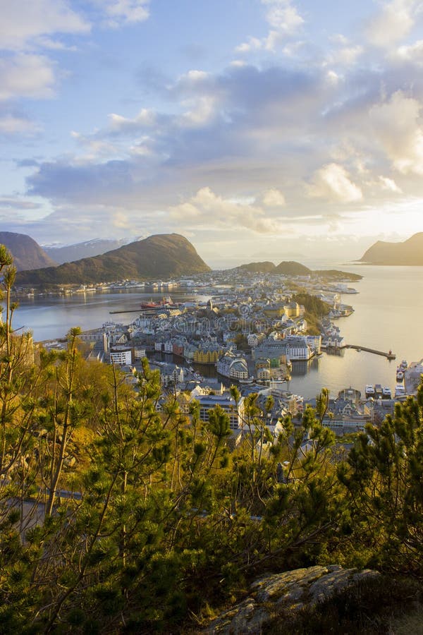 Royal Palace i Alesund, Norge arkivbilder Royal Palace i Alesund, Norge arkivbilder