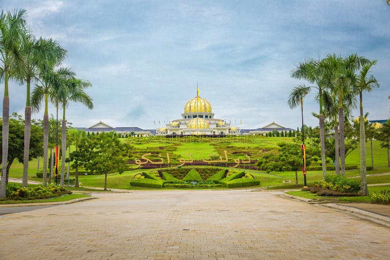 Royal Palace Istana Negara Istana Negara royaltyfri bild Royal Palace Istana Negara Istana Negara royaltyfri bild