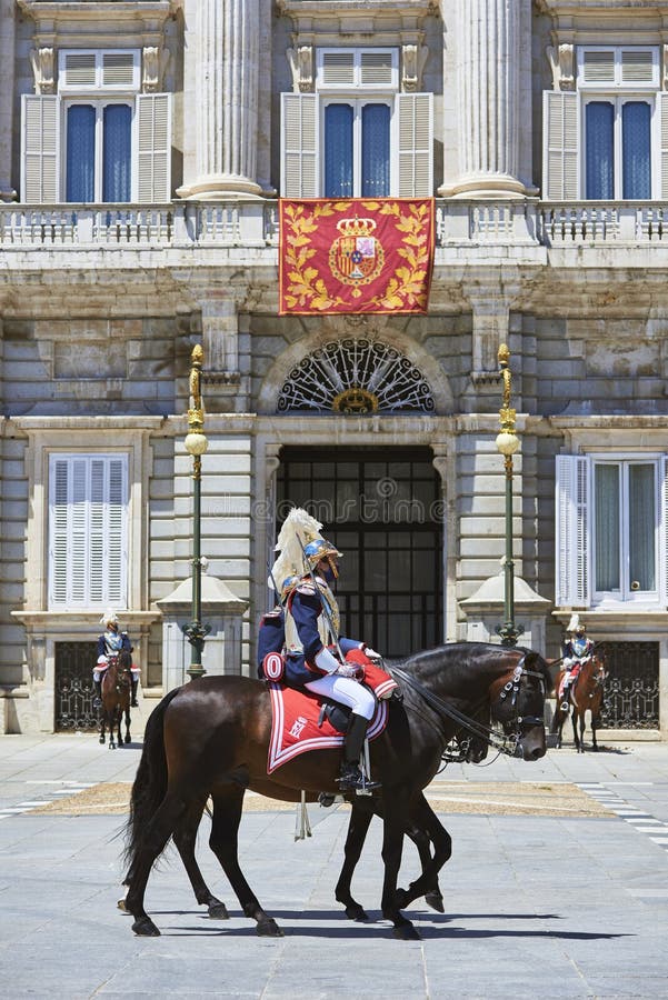 Royal Palace of Madrid. Spain Editorial Stock Photo - Image of downtown ...