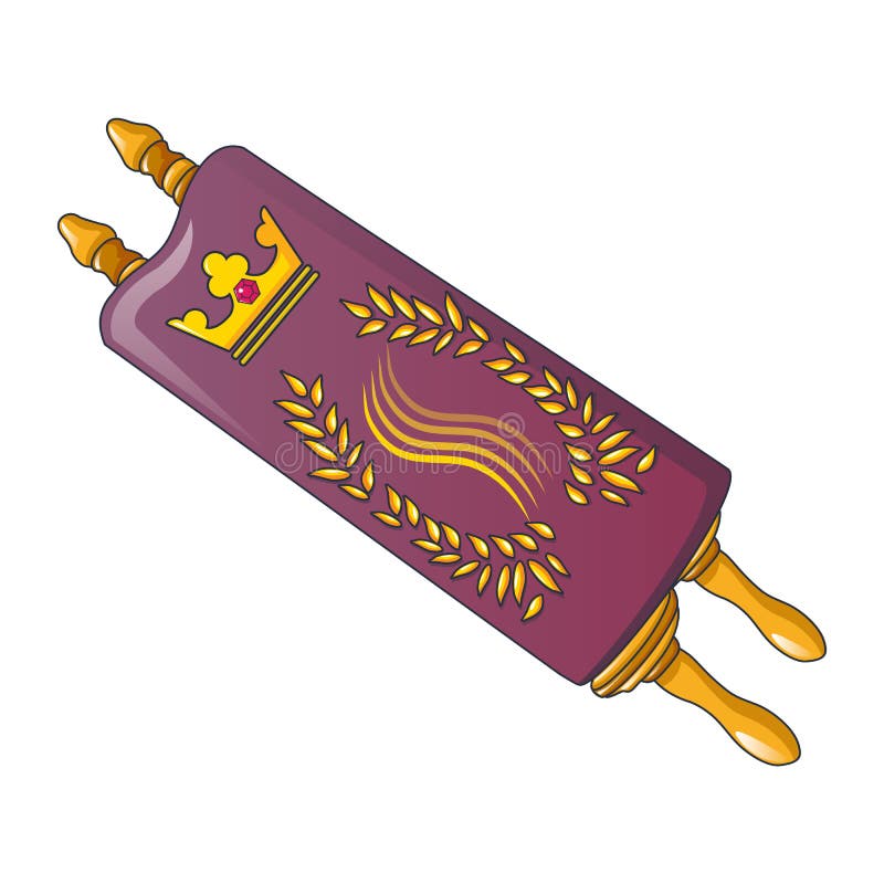 Royal Papyrus Icon, Cartoon Style Stock Vector - Illustration of open