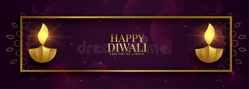Royal premium style happy diwali shiny golden banner vector illustration Royal premium style happy diwali shiny golden banner vector illustration