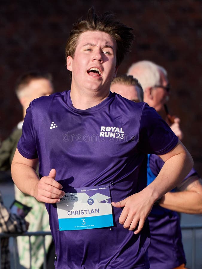 Royal run 2023, Copenhagen editorial stock image. Image of danish