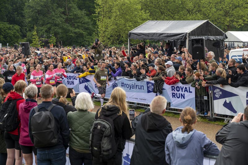 Royal Run with Crown Prince Frederik Running in the Foreground in