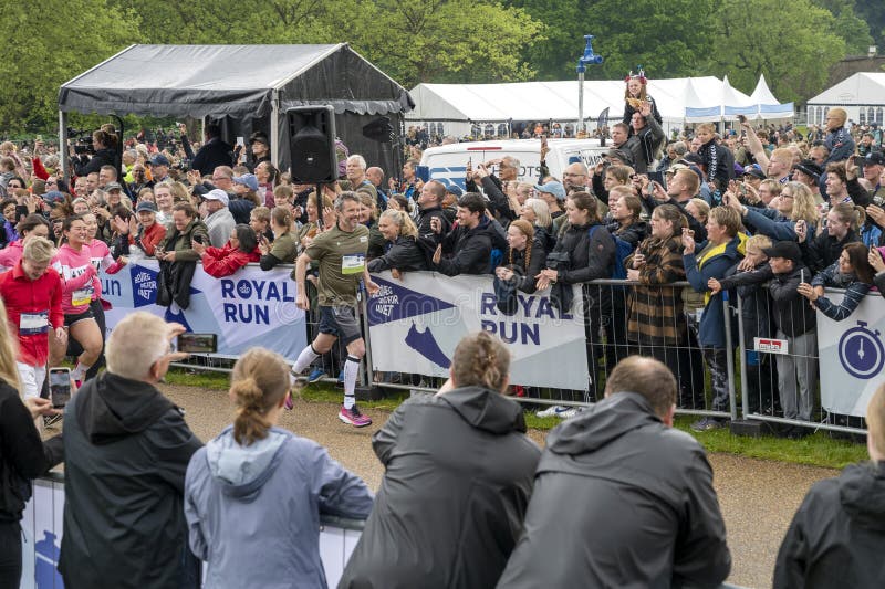 Royal Run with Crown Prince Frederik Running in the Foreground in