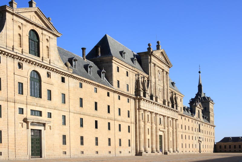 The Royal Seat of San Lorenzo de El Escorial royalty free stock image